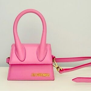 Jacquemus Pink The Chiquito Mini Bag Authentic